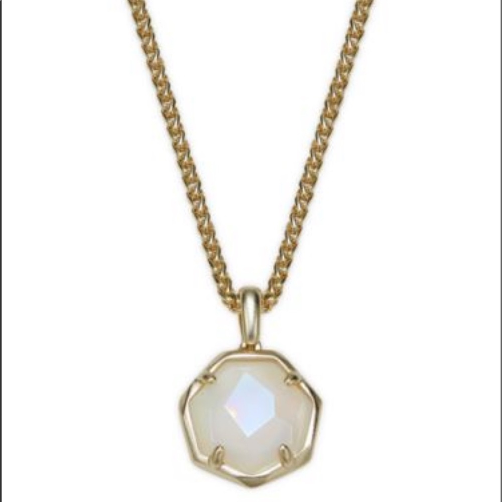 Kendra Scott Cynthia 14k Gold Plated Druzy Necklace 18inch